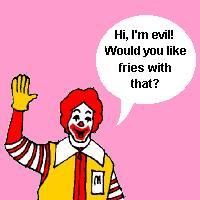 Hi, I'm Evil Ronald